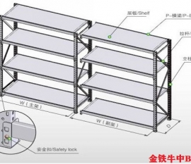 中B型货架